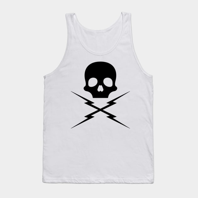 Death Proof Skull Tank Top by DoctorTees